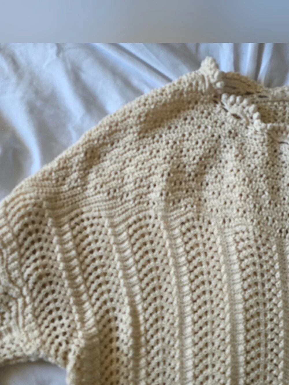 Paige Kuzuyu Sweater - Ecru size Medium